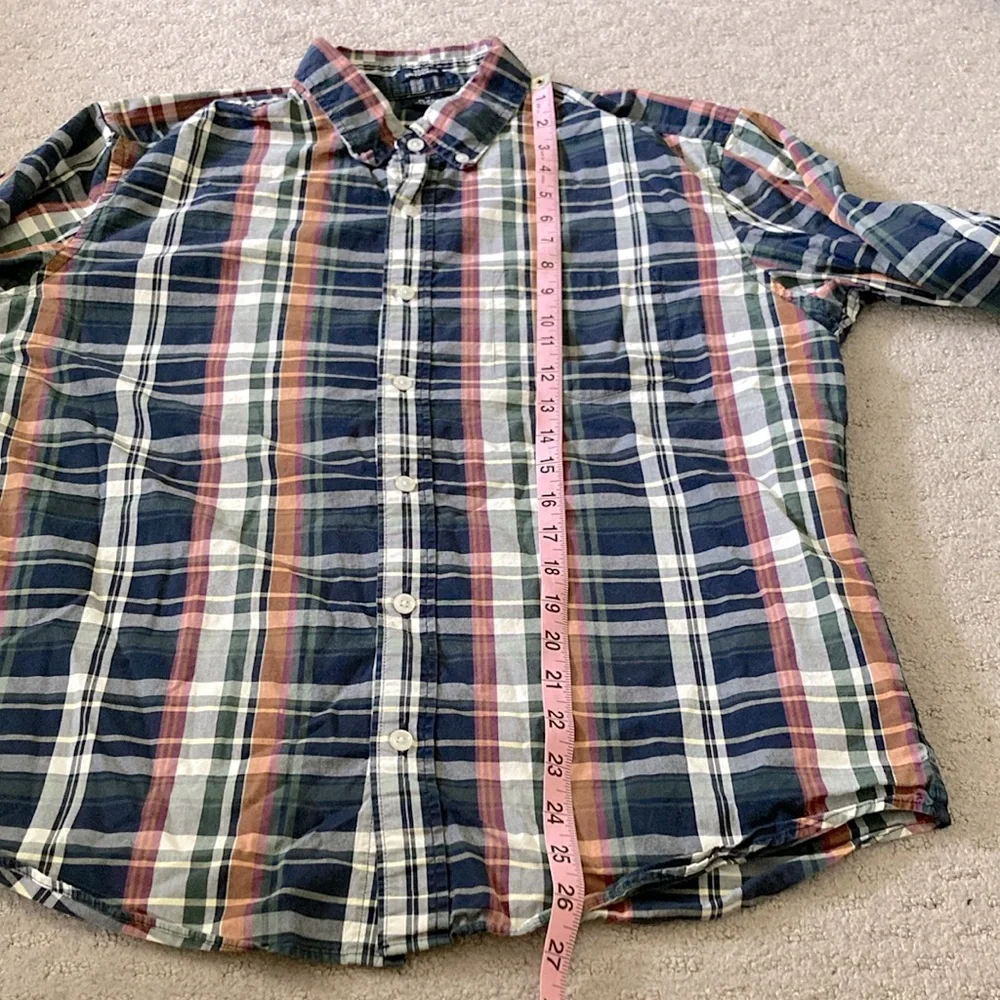 J.Crew Slim Untucked Plaid shirt